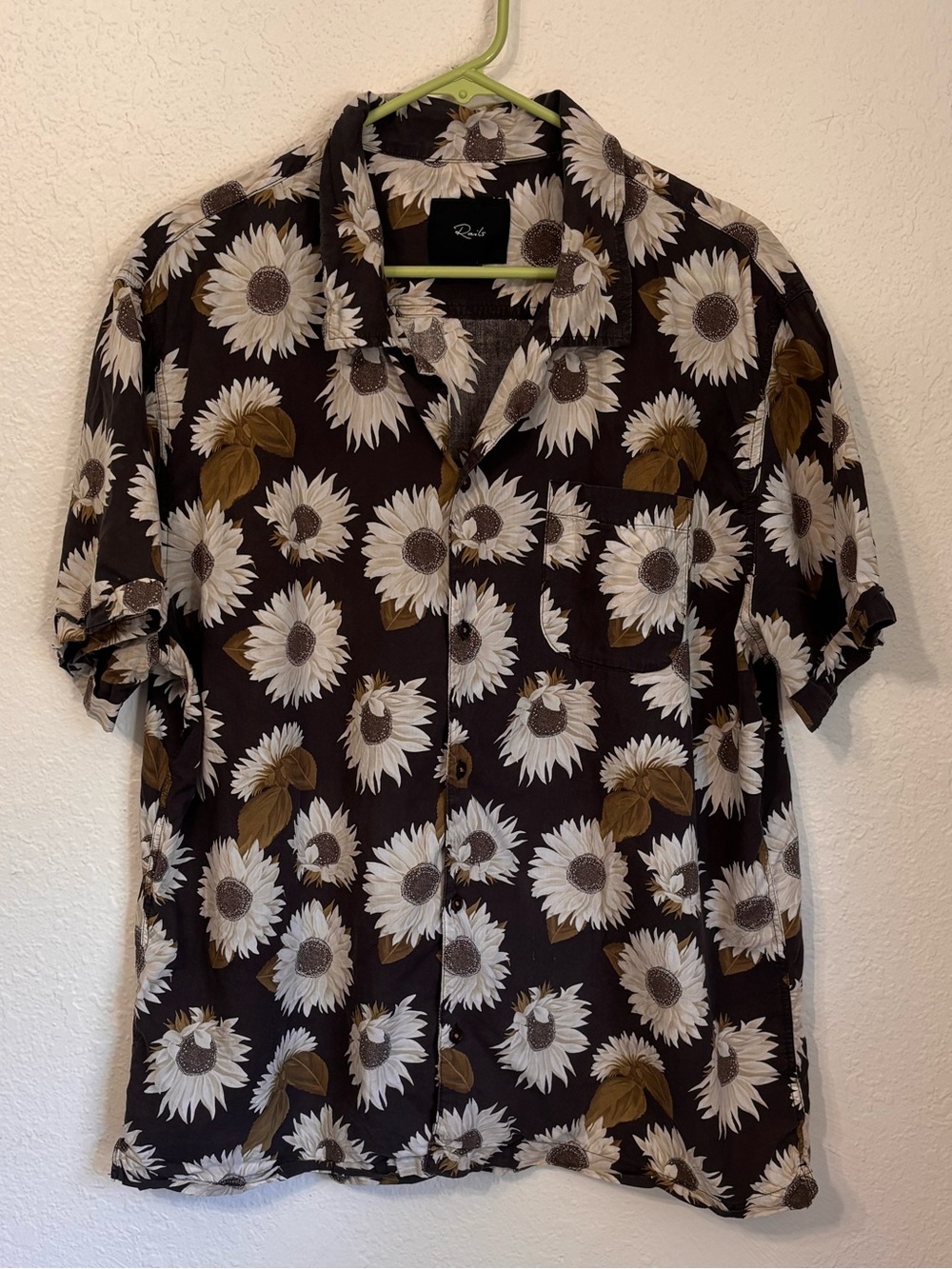 Rails Moreno Sunflower Camp Shirt XXL
